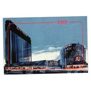Artist Rendition Riviera 1992 Hotel Casino Vintage Postcard Las Vegas Nevada